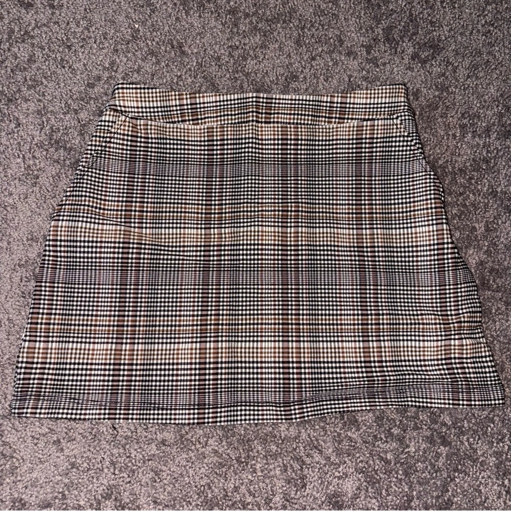 Shinestar Plaid Skirt